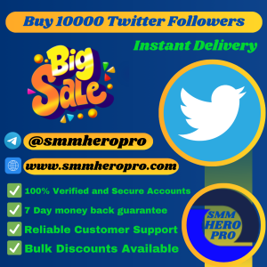 Buy 10000 Twitter Followers