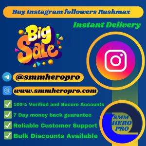 Buy Instagram followers Rushmax